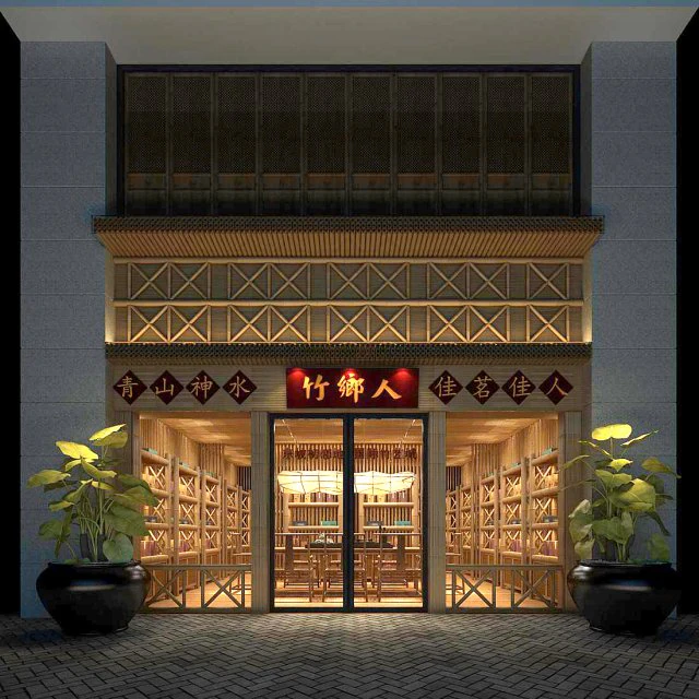 ristorante d'affari - caff&egrave; - banchetto 130 Modello 3D .c4d .max .obj .3ds .fbx .stl .blend 