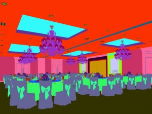 business restaurant - coffee - banquet 132 Modelo 3D