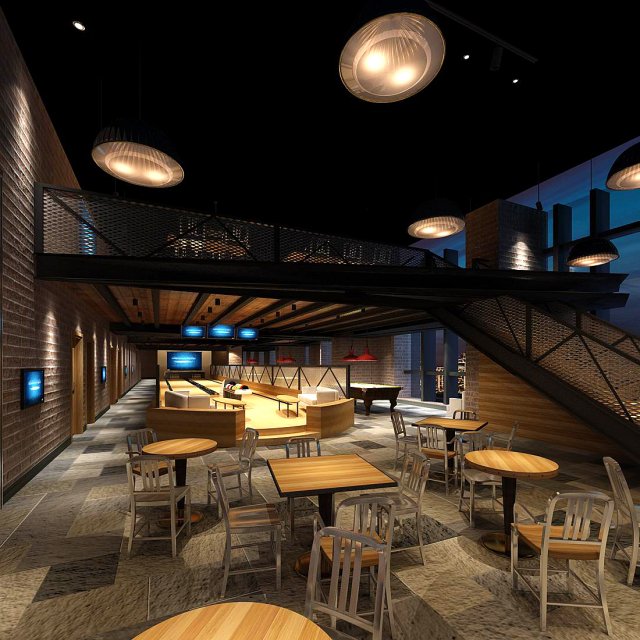 business restaurant - coffee - banquet 136 Modelo 3D .c4d .max .obj .3ds .fbx .stl .blend 