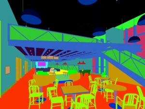 business restaurant - coffee - banquet 136 3D Model