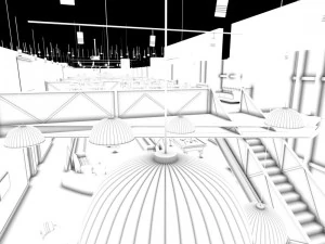 business restaurant - coffee - banquet 136 3D Model