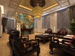 business restaurant - coffee - banquet 138 3D-Modell