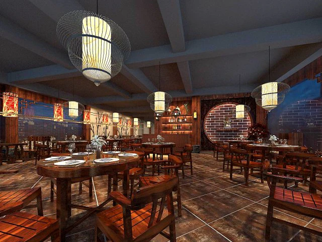 비즈니스 레스토랑 - 커피 - 연회장 139 3D 모델 .c4d .max .obj .3ds .fbx .stl .blend 