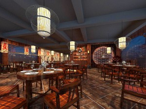 business restaurant - coffee - banquet 139 3D Model
