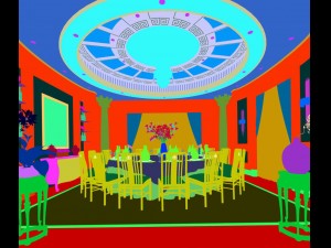 business restaurant - coffee - banquet 141 3D Model