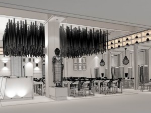 business restaurant - coffee - banquet 142 Modèle 3D