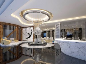 business restaurant - coffee - banquet 144 Modèle 3D