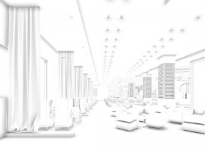business restaurant - coffee - banquet 144 Modèle 3D