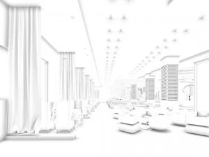 business restaurant - coffee - banquet 144 3D Model