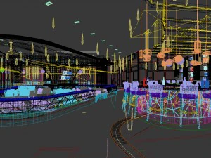 business restaurant - coffee - banquet 145 3D Model