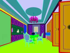 business restaurant - coffee - banquet 146 3D Model