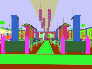 business restaurant - coffee - banquet 147 Modèle 3D