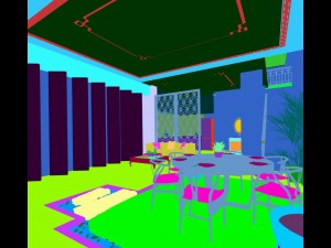business restaurant - coffee - banquet 150 3D Model