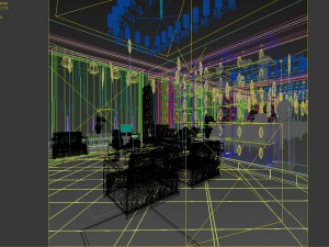 business restaurant - coffee - banquet 151 Modelo 3D