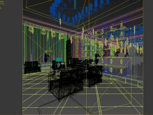 business restaurant - coffee - banquet 151 3D Model