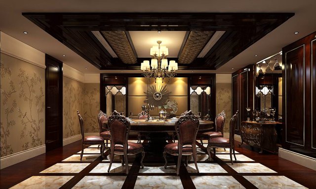 business restaurant - coffee - banquet 152 3D Модель .c4d .max .obj .3ds .fbx .stl .blend 