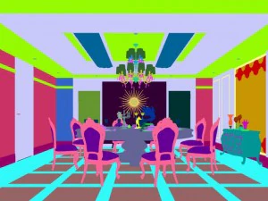 business restaurant - coffee - banquet 152 3D Model