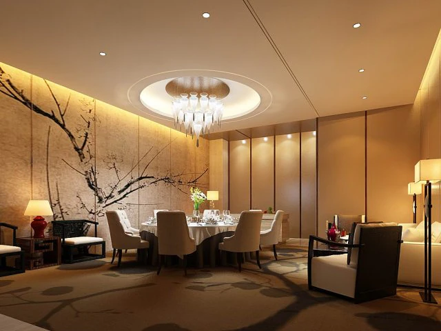 business restaurant - coffee - banquet 154 3D Model .c4d .max .obj .3ds .fbx .stl .blend 
