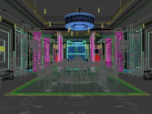 business restaurant - coffee - banquet 155 3D Модель
