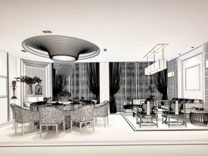 business restaurant - coffee - banquet 156 Modelo 3D