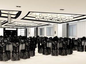 business restaurant - coffee - banquet 157 3D 모델