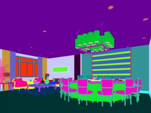 business restaurant - coffee - banquet 158 3D 모델