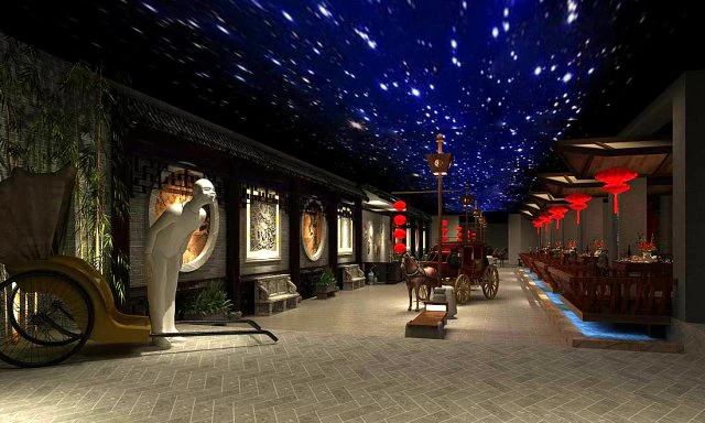 business restaurant - coffee - banquet 162 3D Model .c4d .max .obj .3ds .fbx .stl .blend