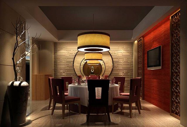 business restaurant - coffee - banquet 163 Model 3D .c4d .max .obj .3ds .fbx .stl .blend 