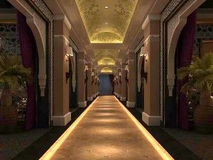 restauracja biznesowa - kawa - bankiet 164 Model 3D