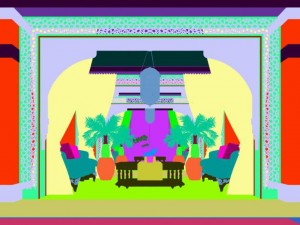 business restaurant - coffee - banquet 164 Modèle 3D