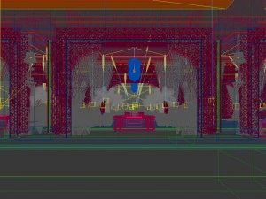 business restaurant - coffee - banquet 164 3D Model