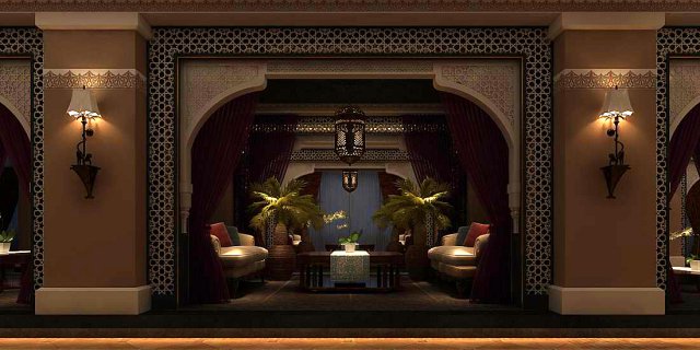 business restaurant - coffee - banquet 165 3D Model .c4d .max .obj .3ds .fbx .stl .blend 