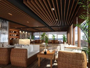 business restaurant - coffee - banquet 166 3D Model