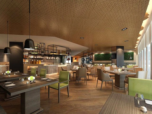 business restaurant - coffee - banquet 167 3D Model .c4d .max .obj .3ds .fbx .stl .blend