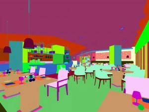 business restaurant - coffee - banquet 167 3D Model
