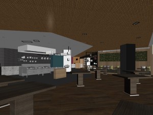 business restaurant - coffee - banquet 167 3D Model