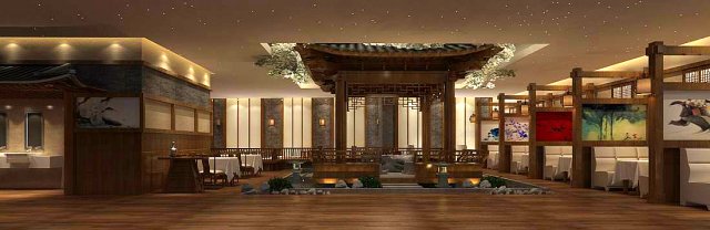 business restaurant - coffee - banquet 168 Modello 3D .c4d .max .obj .3ds .fbx .stl .blend