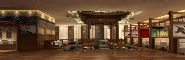 business restaurant - coffee - banquet 168 3D Model .c4d .max .obj .3ds .fbx .stl .blend