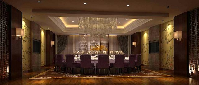 business restaurant - coffee - banquet 169 3D 模型 .c4d .max .obj .3ds .fbx .stl .blend 