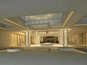 business restaurant - coffee - banquet 171 3D Model