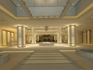 business restaurant - coffee - banquet 171 3D Model