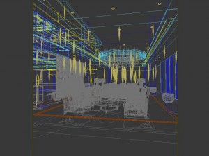 business restaurant - coffee - banquet 171 Modelo 3D