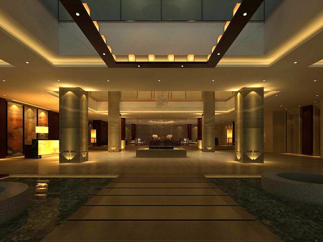 business restaurant - coffee - banquet 173 3D Model .c4d .max .obj .3ds .fbx .stl .blend 