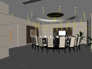 business restaurant - coffee - banquet 175 3D Model