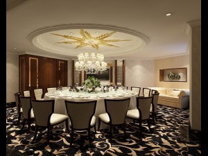 business restaurant - coffee - banquet 176 Model 3D