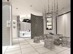 business restaurant - coffee - banquet 177 3D Модель