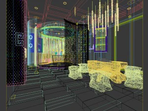 business restaurant - coffee - banquet 177 3D Model