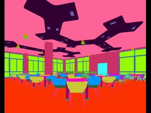 business restaurant - coffee - banquet 179 3D Model