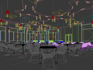 business restaurant - coffee - banquet 179 3D Model