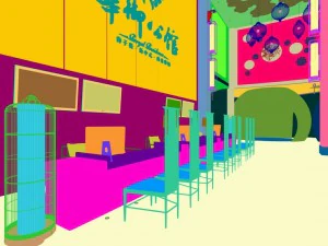 business restaurant - coffee - banquet 184 3D Model